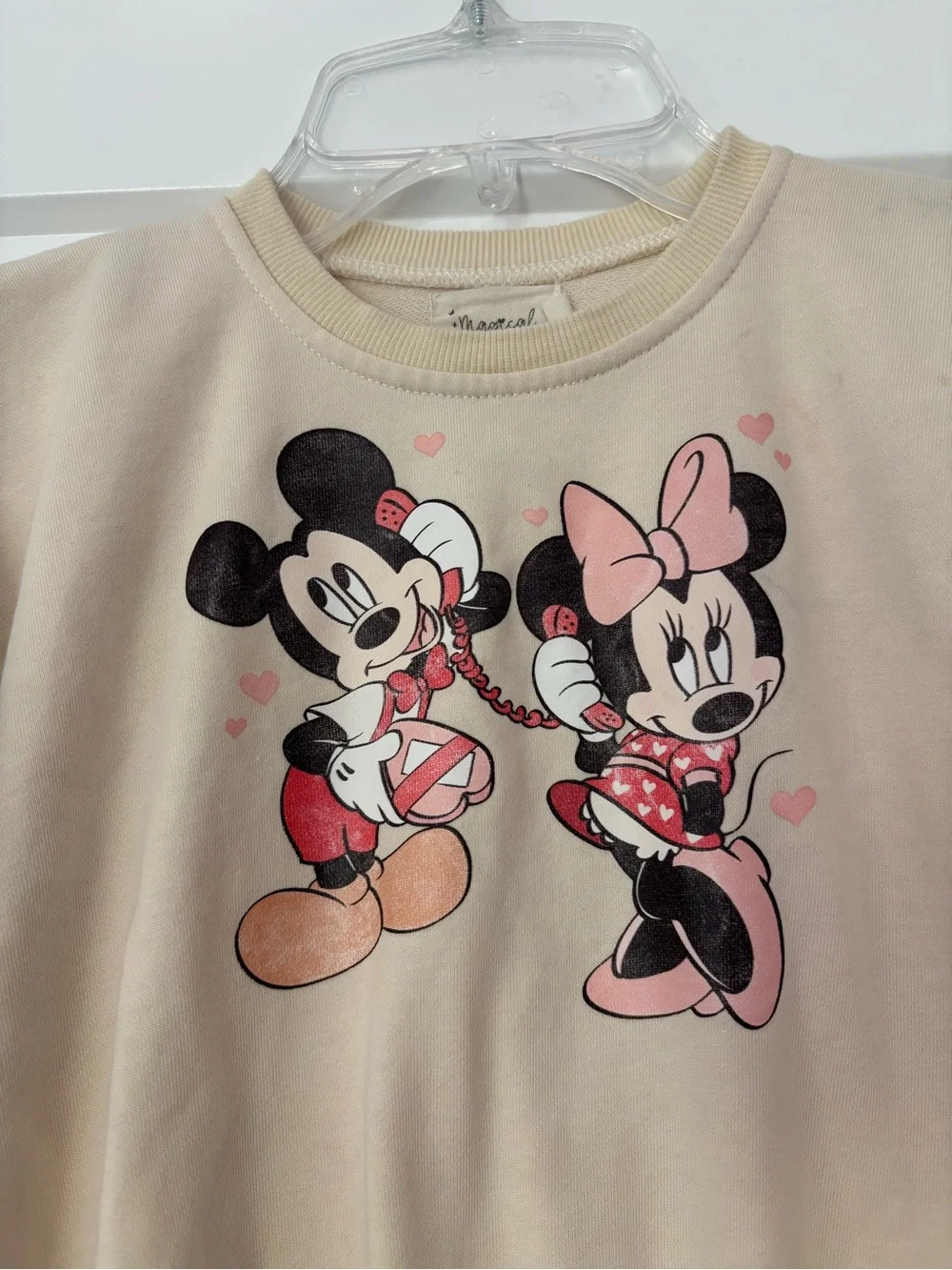 Magical Little Babes Minnie and Mickey Mouse Crewneck Sweatshirt 2/3yrs
